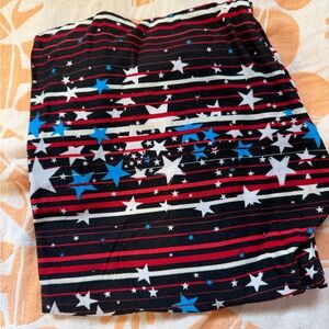 LuLaRoe Striped 4th of July Leggings TC